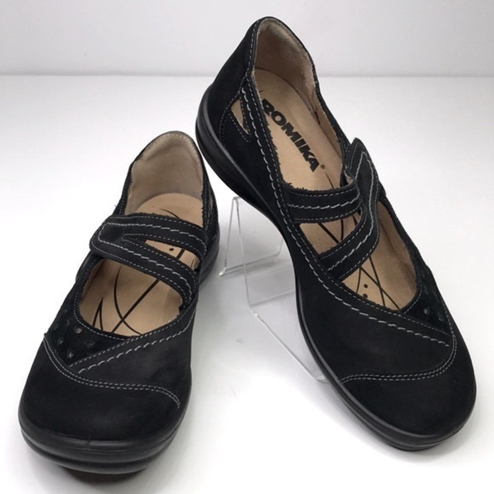 ROMIKA Ladies Maddy 11 Clogs Black sz 38/ US 8